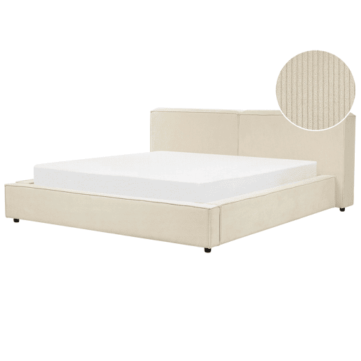 Cama de água Bombazine LINARDS 180 x 200 cm Creme