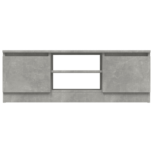 Móvel de TV - Modulo de TV - Armário de TV com porta 102x30x36 cm cinzento cimento