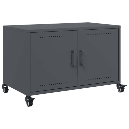 Móvel de TV - Modulo de TV - Armário de TV 68x39x43,5 cm aço antracite