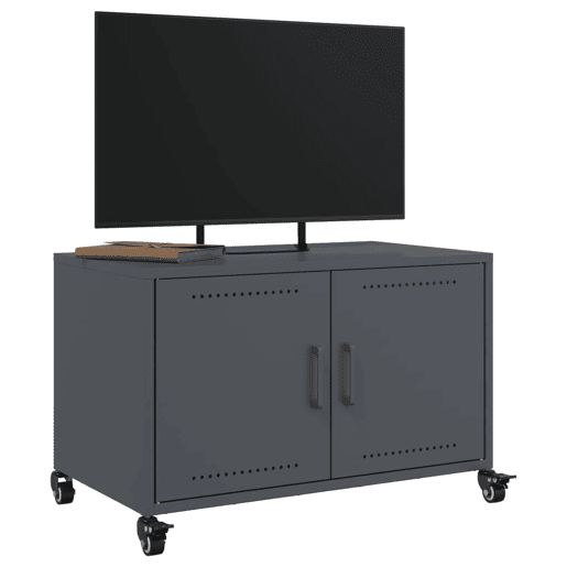 Móvel de TV - Modulo de TV - Armário de TV 68x39x43,5 cm aço antracite
