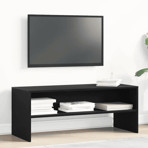 Móvel de TV - Modulo de TV - Armário de TV 100x40x40 cm derivados de madeira carvalho preto