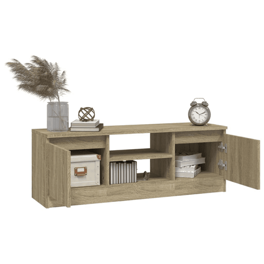 Móvel de TV - Modulo de TV - Armário de TV com porta 102x30x36 cm carvalho sonoma