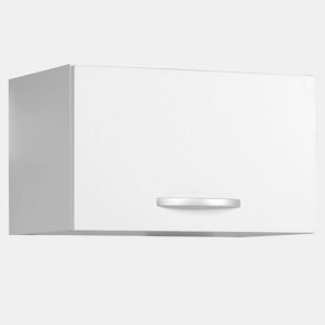Módulo de exaustor EKO 60 cm, armário de cozinha superior, branco fosco, armazenamento moderno