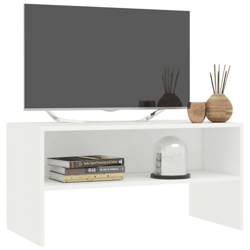 Móvel de TV - Modulo de TV - Armário de TV 80x40x40 cm derivados de madeira branco