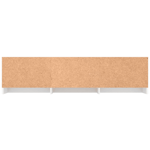 Móvel para TV - Móvel de TV - Armário de TV 140x40x35,5cm derivados madeira branco brilhante