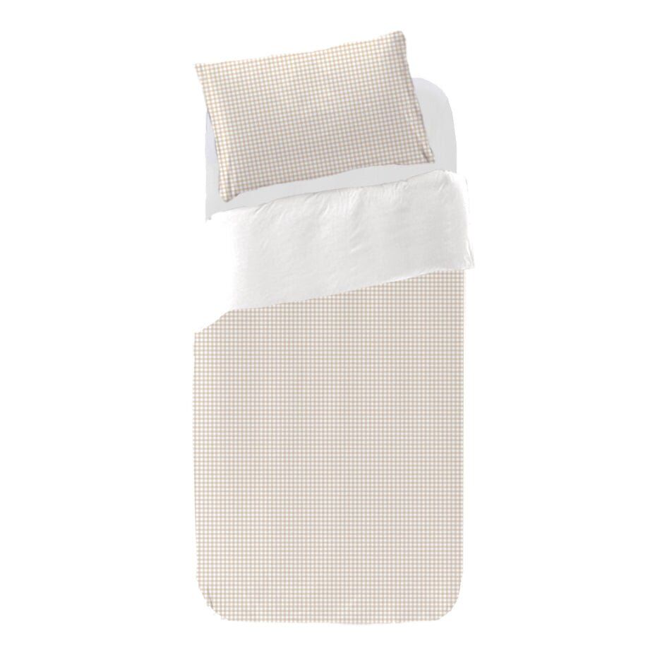 Funda nórdica bebé vichy vichy - beige - maxicuna (110x140)