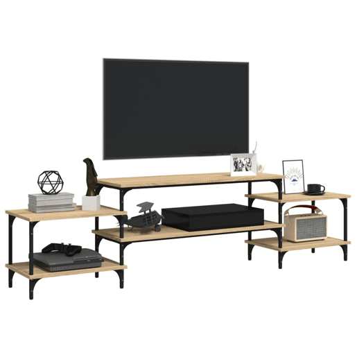 Móvel de TV - Modulo de TV - Armário de TV 197x35x52 derivados de madeira carvalho sonoma