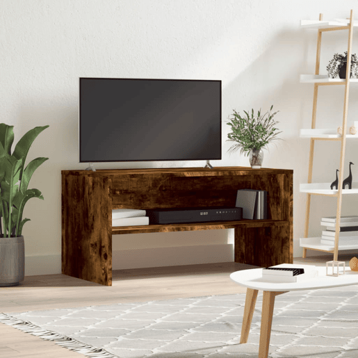 Móvel de TV - Modulo de TV - Armário de TV 80x40x40 cm derivados de madeira carvalho fumado