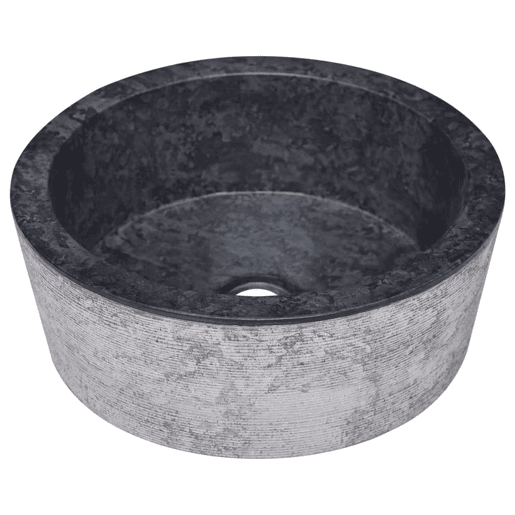 Lavatório - Lavabo - Pia de banheiro Ø40x15 mármore preto