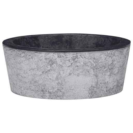Lavatório - Lavabo - Pia de banheiro Ø40x15 mármore preto