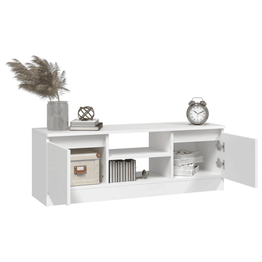 Móvel de TV - Modulo de TV - Armário de TV com porta 102x30x36 cm branco