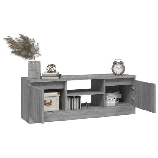 Móvel de TV - Modulo de TV - Armário de TV com porta 102x30x36 cm cinzento sonoma