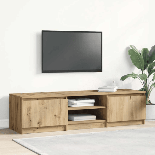 Móvel TV - Modulo de TV - Armário de TV 140x40x36 cm derivados de madeira carvalho artisiano