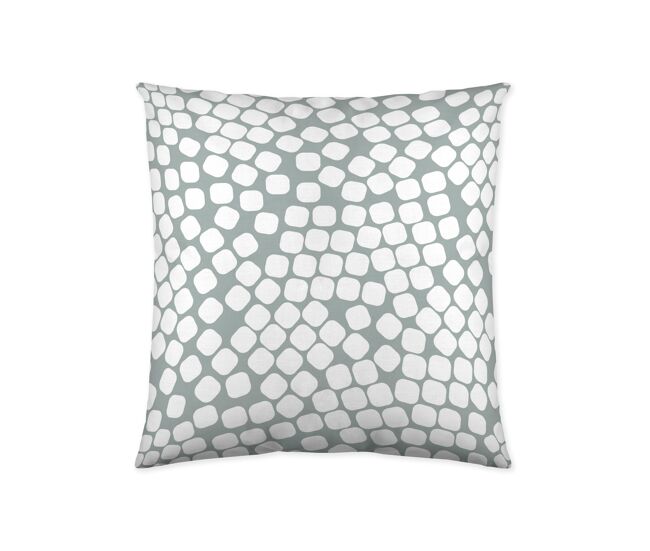 Icehome - funda de cojin estampado - sin relleno - 60x60 cm - algodón extra suave -pebbles