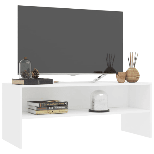 Móvel de TV - Modulo de TV - Armário de TV 100x40x40 cm derivados de madeira branco