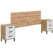 Cabezal con Mesitas Estilo Nórdico Cabezal con Mesitas Estilo Nórdico Blanco/ Madera