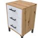Cabezal con Mesitas Estilo Nórdico Cabezal con Mesitas Estilo Nórdico Blanco/ Madera