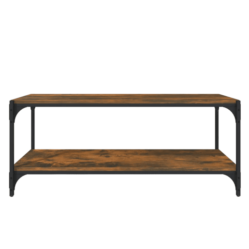 Móvel TV - Modulo de TV - Armário de TV 100x33x41 cm derivados madeiraaço cor carvalho fumado