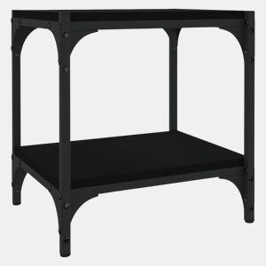 Móvel de TV - Modulo de TV - Armário de TV 40x33x41 cm derivados de madeira e aço preto