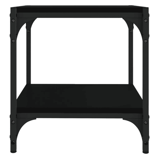Móvel de TV - Modulo de TV - Armário de TV 40x33x41 cm derivados de madeira e aço preto