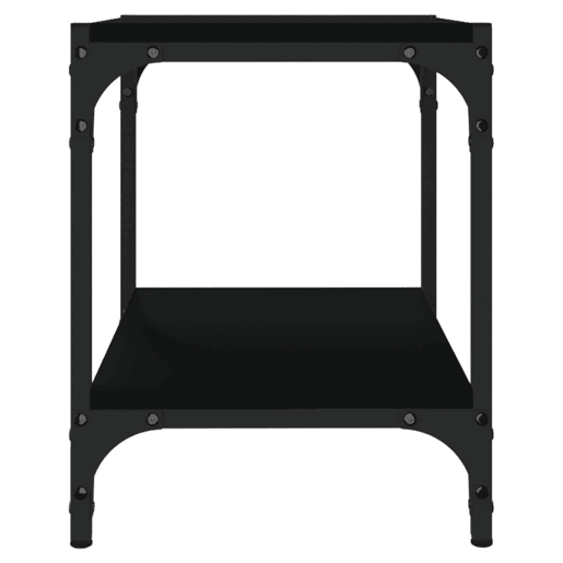 Móvel de TV - Modulo de TV - Armário de TV 40x33x41 cm derivados de madeira e aço preto