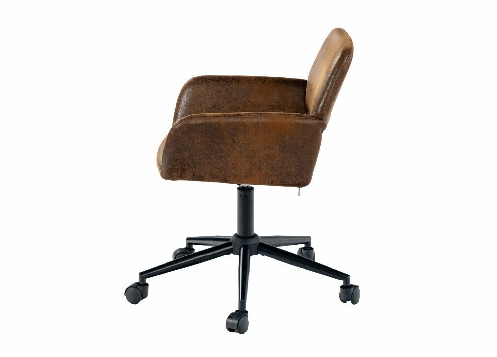 Silla de oficina vintage en tejido ante