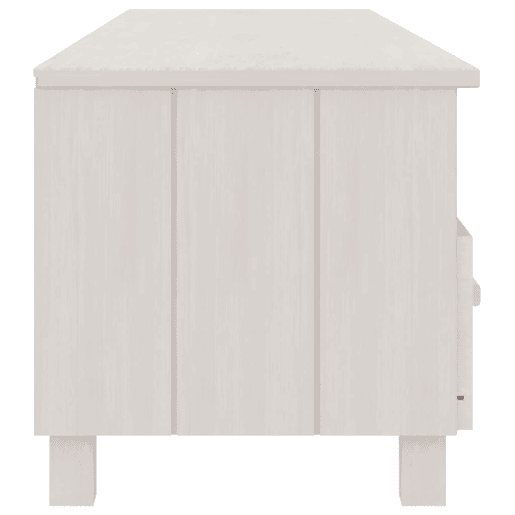 Móvel de TV - Modulo de TV - Armário de TV HAMAR 158x40x40 cm pinho maciço branco