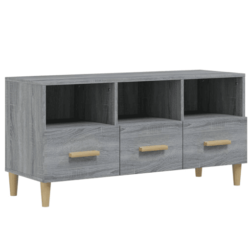 Móvel de TV - Modulo de TV - Armário de TV 102x36x50 cm derivados de madeira cinzento sonoma