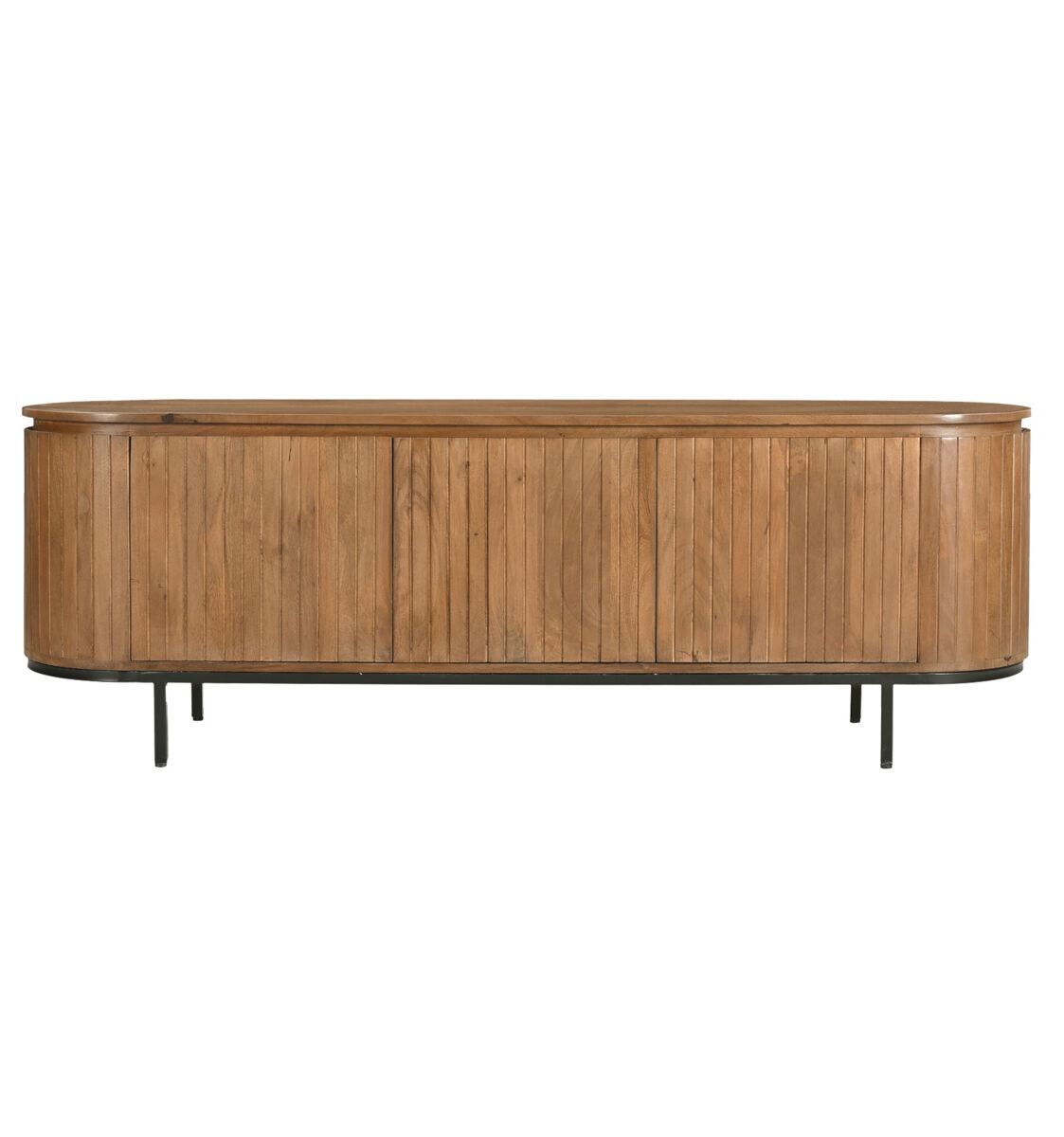 mueble de tv de madera maciza de 170 cm