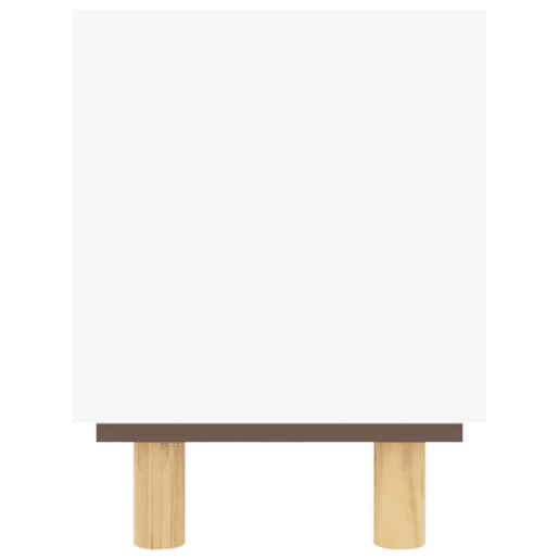 Móvel de TV - Modulo de TV - Armário de TV 80x30x40 cm pinho maciçovime natural branco