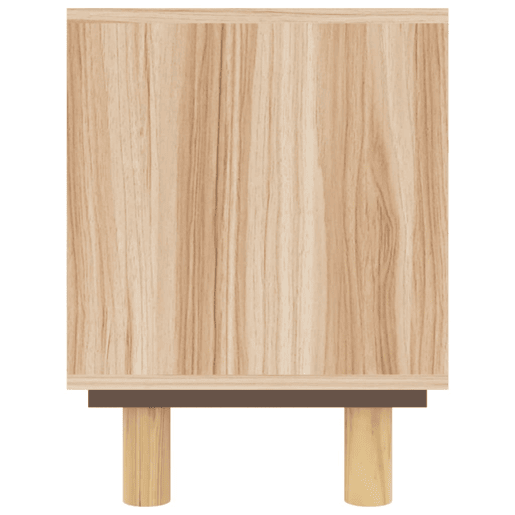Móvel de TV - Modulo de TV - Armário de TV 80x30x40 cm pinho maciçovime natural castanho