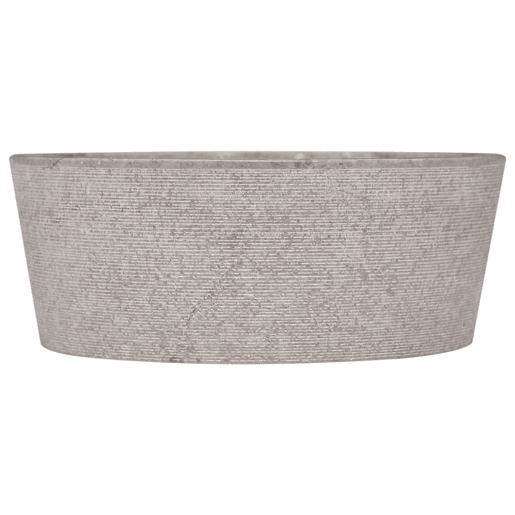 Lavatório - Lavabo - Pia de banheiro Ø40x15 mármore cinzento