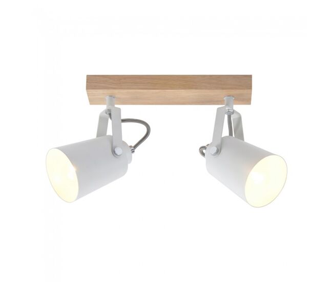 Regleta de techo dera (2 luces) nórdico