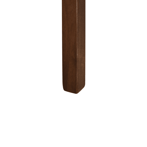 Conjunto de 2 cadeiras de jantar LELAND Madeira Castanho escuro