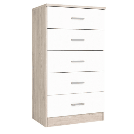 Quarto de casal estilo moderno Sahara e branco completo 150 cm Quarto de casal estilo moderno Sahara e branco completo 150 cm
