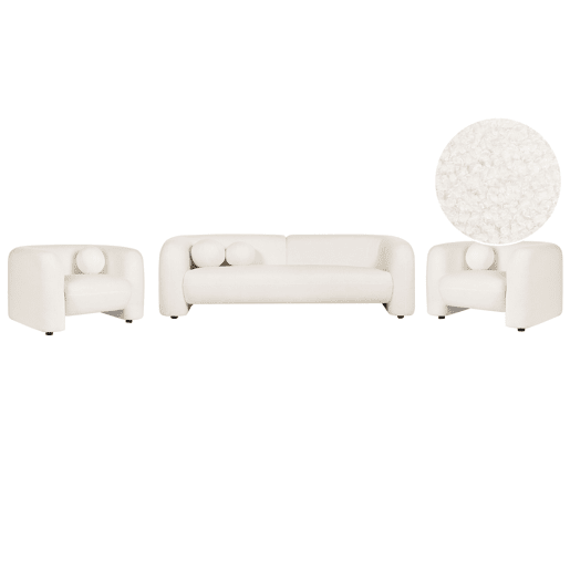 Beliani Conjunto de sofás LEIREN Beliani Conjunto de sofás LEIREN