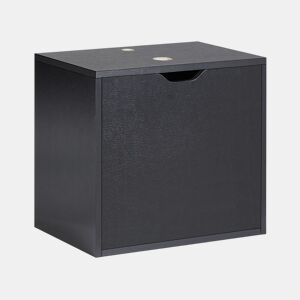 Móvel de casa de banho suspenso SUZANO 45 cm Preto