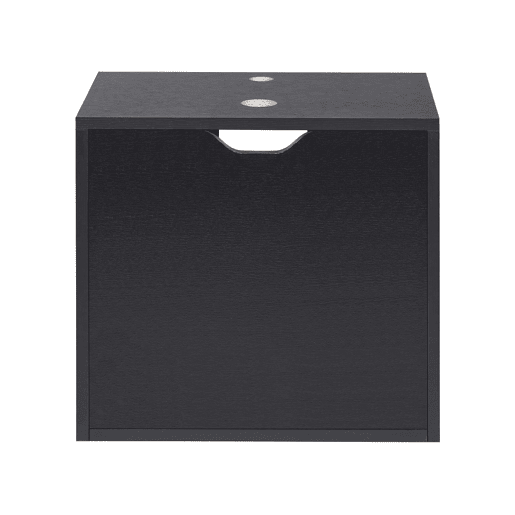 Móvel de casa de banho suspenso SUZANO 45 cm Preto