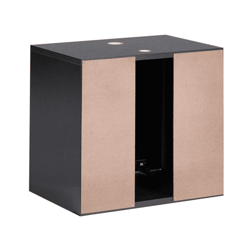 Móvel de casa de banho suspenso SUZANO 45 cm Preto
