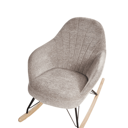 Poltrona de Baloiço SKALE Tecido Taupe
