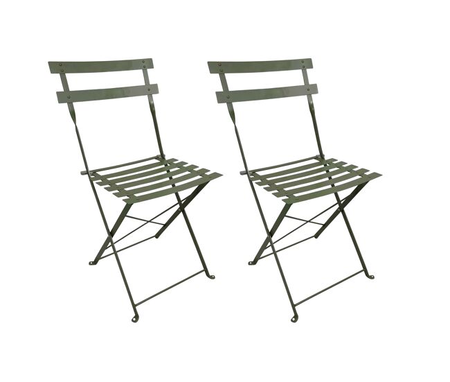 Pack 2 sillas exterior plegable greensboro jardín terraza estilo contemporáneo