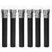 Pack 6 Patas Metálicas con Abrazadera para Somier 30 Pack 6 Patas Metálicas con Abrazadera para Somier 30 Negro