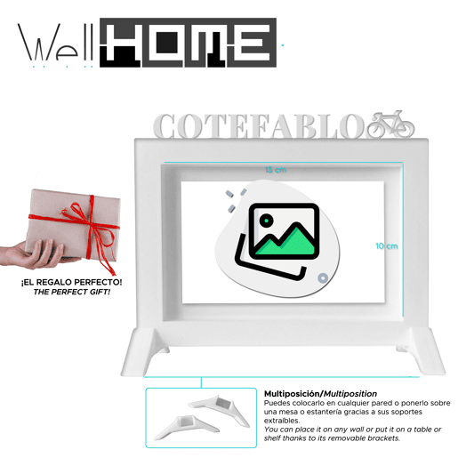 Moldura de Mesa ou Parede  Modelo ''COTEFABLO''