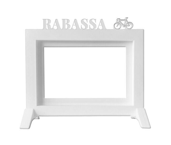 Well home - marco de fotos de mesa o pared / modelo ''rabassa'' / tamaño del marco 20,5x13,5x1,5 para fotos de 10x15 / color blanco