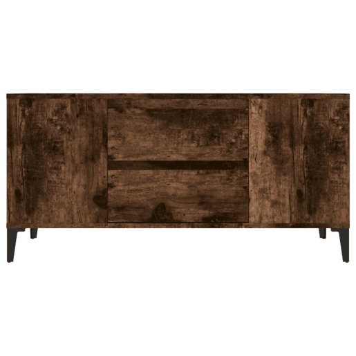 Móvel p TV, Armário de TV 102x44,5x50 cm derivados de madeira carvalho fumado