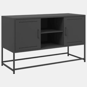 Móvel de TV - Modulo de TV - Armário de TV 100,5x39x60,5 cm aço preto