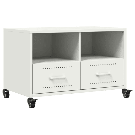 Móvel de TV - Modulo de TV - Armário de TV 68x39x43,5 cm aço branco
