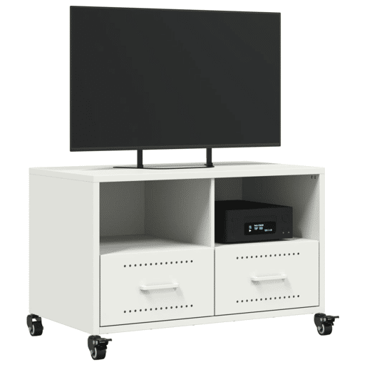 Móvel de TV - Modulo de TV - Armário de TV 68x39x43,5 cm aço branco