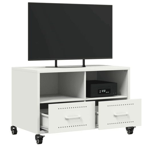 Móvel de TV - Modulo de TV - Armário de TV 68x39x43,5 cm aço branco