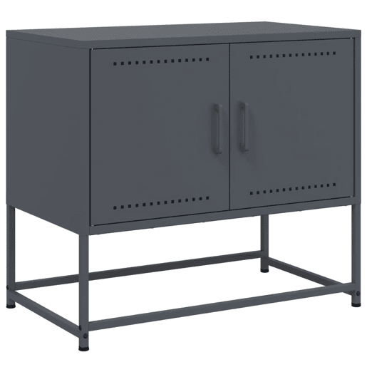 Móvel de TV - Modulo de TV - Armário de TV 68,5x39x60,5 cm aço antracite
